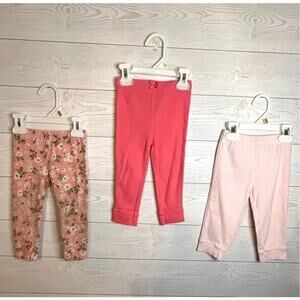 Carter’s  baby girl leggings lot of 3  Size 18 months